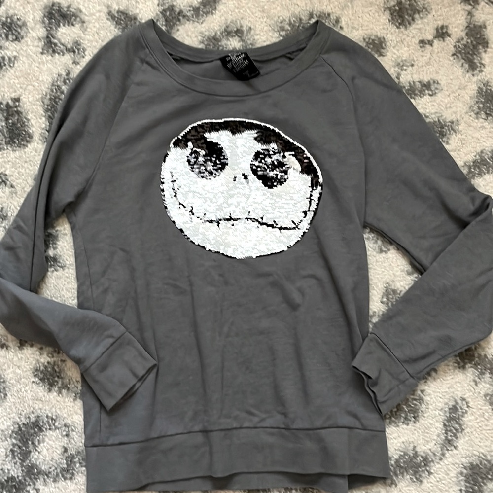 Disney Tim Burton Nightmare Before Christmas Sweatshirt sz medium
